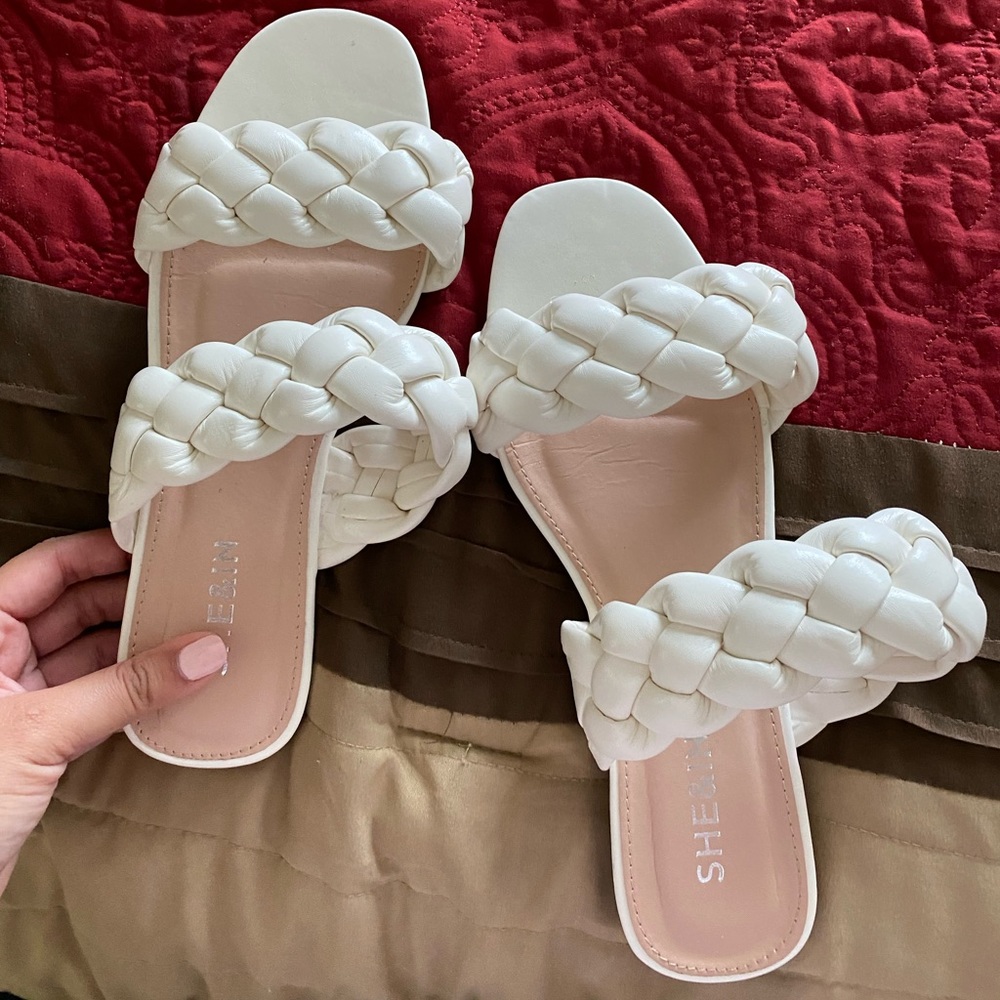 Braided sandals
